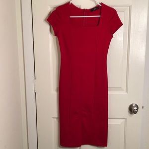 Lette USA 1960s style red wiggle dress